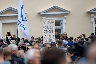 Protestas prieš valdančiąją koaliciją / Pauliaus Peleckio / BNS nuotr.