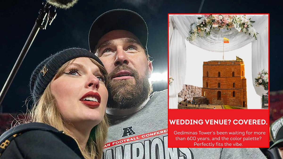 Taylor Swift ir Travis Kelce / „Instagram“ ir Scanpix nuotr.