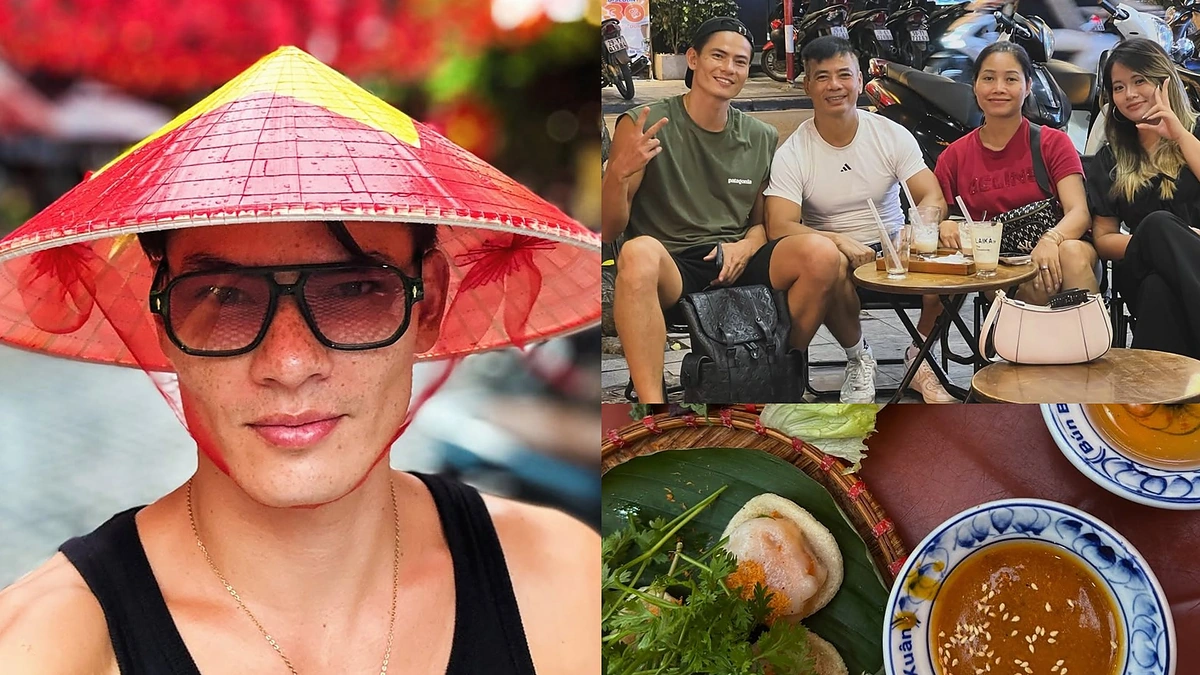 Simonas Pham su šeima / Asmeninio albumo nuotr.