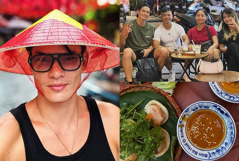 Simonas Pham su šeima / Asmeninio albumo nuotr.