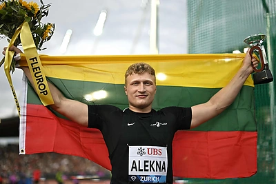 Fantastiška pergalė! Mykolas Alekna pirmą kartą karjeroje laimėjo „Deimantinę lygą“