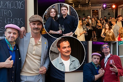 Užupyje – trankus Audriaus Bružo vakarėlis: neeilinę progą šventė su žinomais draugais