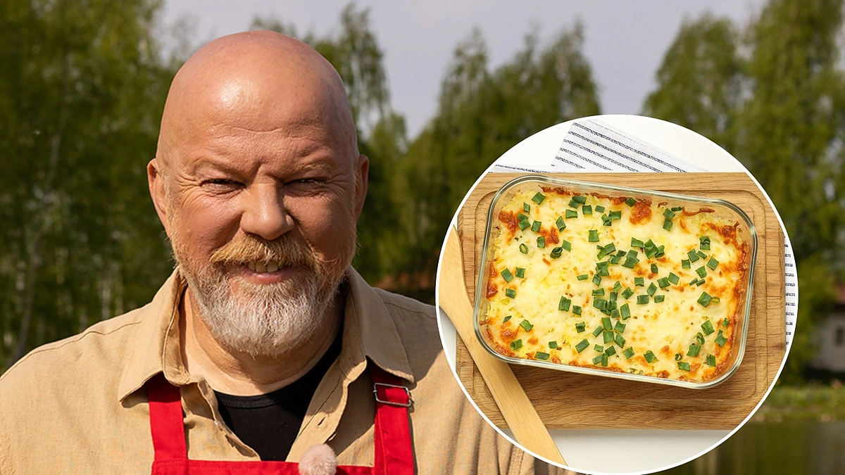 Vytaras Radzevičius ir jo ruoštas kugelis