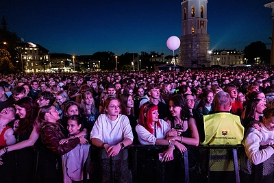Vilniaus dienos 2025: BA. koncertas Katedros aikštėje / Pauliaus Peleckio / BNS nuotr.