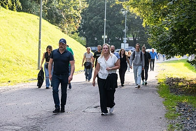 Gerbėjai renkasi į SEL koncertą Kalnų parke / Pauliaus Peleckio / BNS nuotr.