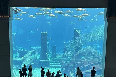 Leonardas Pobedonoscevas ir Audrius Bružas – Dubajuje / Evaldo Rudžio ir asmeninio albumo nuotr.