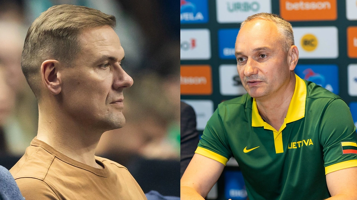 Robertas Javtokas ir Mindaugas Balčiūnas / BNS nuotr.