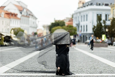 Socialinė akcija „Moters balsas“ / Lukas Balandis / BNS nuotr.