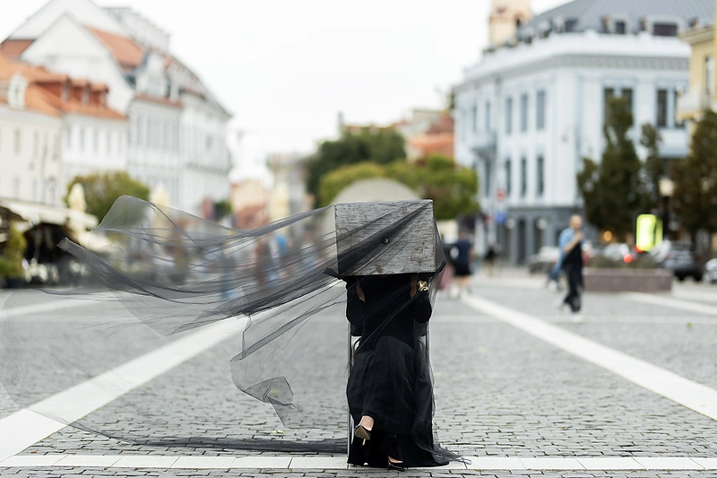 Socialinė akcija „Moters balsas“ / Lukas Balandis / BNS nuotr.