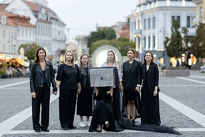 Socialinė akcija „Moters balsas“ / Lukas Balandis / BNS nuotr.