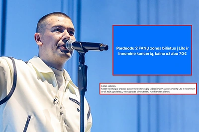 Masiškai perparduodami bilietai į Lilas ir Innomine koncertą: susirūpino, kas nutiko