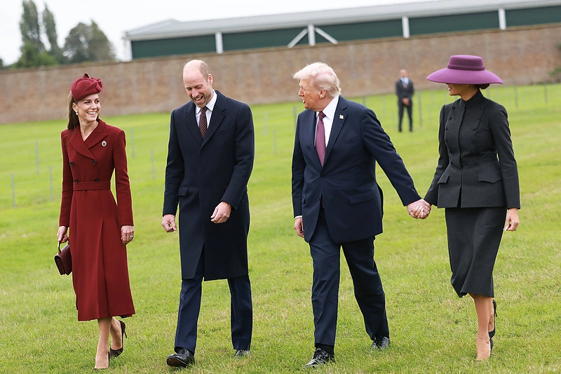 Velso princesė Kate Middleton, princas Williamas, Donaldas ir Melania Trumpai / Vida press nuotr.