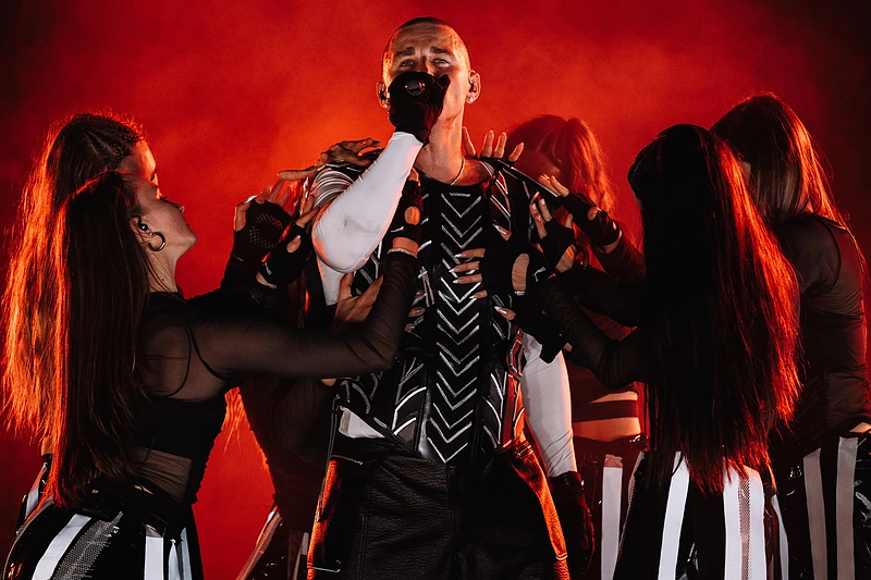 Donato Montvydo šou Kalnų parke / Gabrieliaus Jauniškio, Lino Žemgulio nuotr.