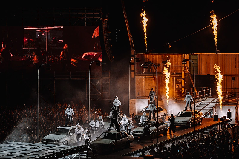 Donato Montvydo šou Kalnų parke / Gabrieliaus Jauniškio, Lino Žemgulio nuotr.