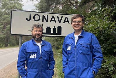 M1 mėlyno pieno banga Jonavoje / Gustė Dauknytė/M1