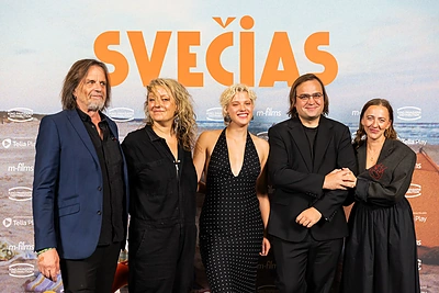 Filmo „Svečias“ premjeros svečiai / Patricija Adamovič / BNS nuotr.