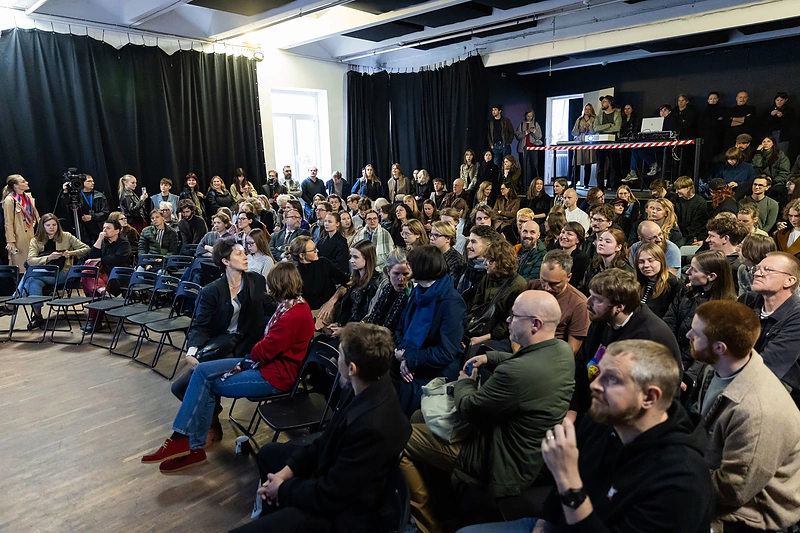 Kultūros bendruomenės protesto asamblėja / Patricija Adamovič / BNS nuotr.