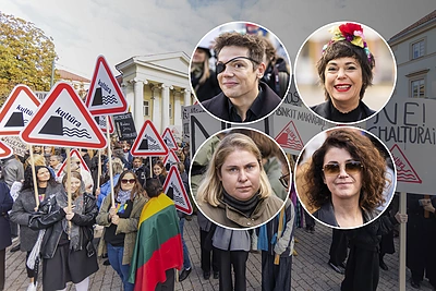 Kultūros bendruomenė proteste prieš ministerijos atidavimą „Nemuno aušrai“ nušvilpė prezidento patarėją