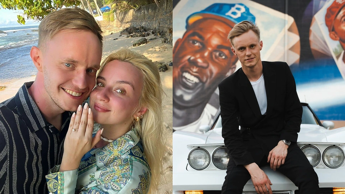 Rokas Bernatonis su sužadėtine Monika / Asmeninio albumo ir Gabby Blade nuotr.