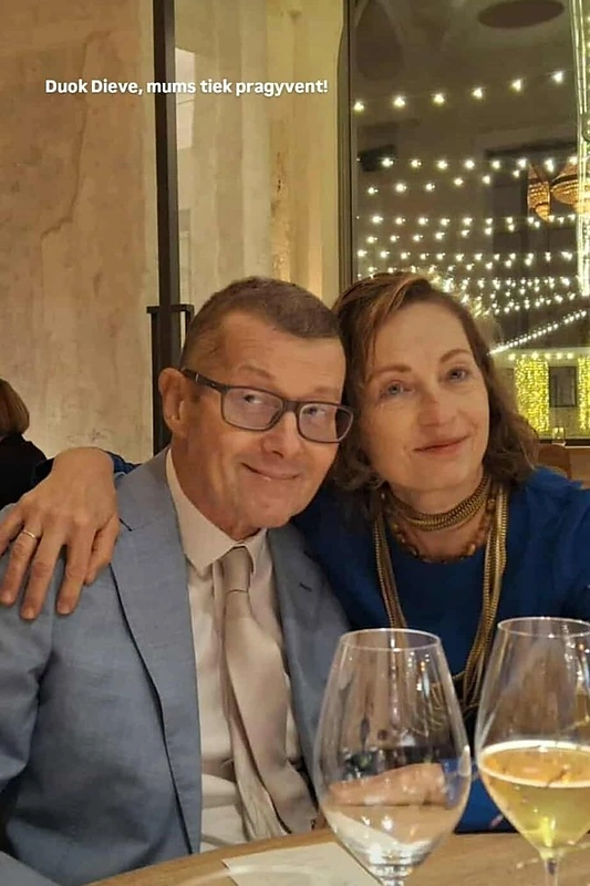 Jurgos Vernickės sesuo Sigutė su vyru dabar / „Instagram“ nuotr.