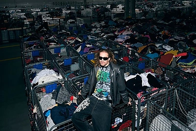 Gabrieliaus Vagelio klipo filmavimo akimirka / Maksim Afanasjev nuotr.