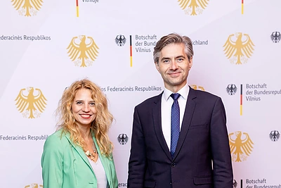 Vokietijos ambasada minėjo 35-ąją Vokietijos Vienybės dieną / Lukas Balandis / BNS nuotr.