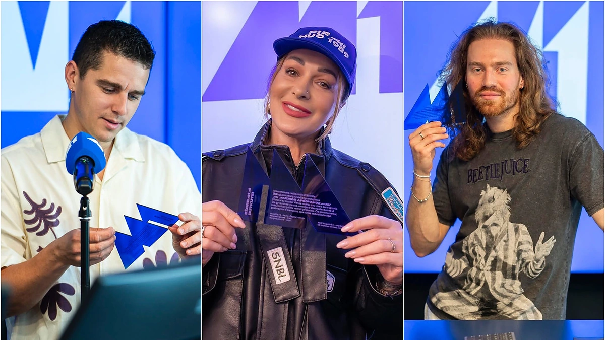 Donatas Montvydas, Džordana Butkutė, Gabrielius Vagelis /M1 nuotr.