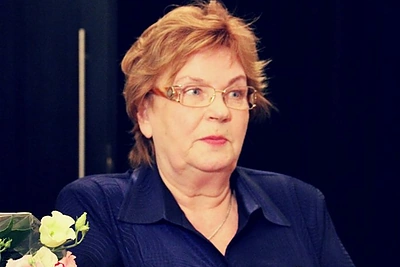 Milė Šablauskaitė, 70-mečio jubiliejaus akimirka teatra / Nacionalinio Kauno dramos teatro nuotr.