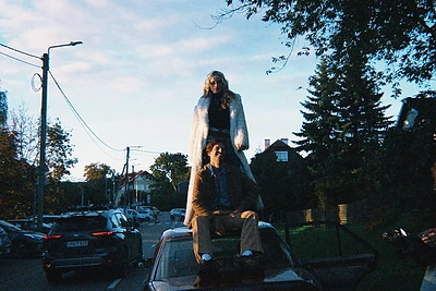 Justino Jaručio ir AISTÈ dainos klipo filmavimo akimirka / Luko Grušecko ir Evelinos Sabaliauskaitės nuotr.