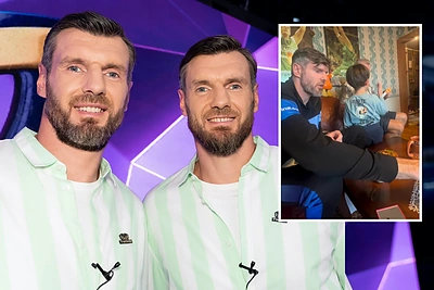 Kšištofas ir Darjušas Lavrinovičiai parodė retai matomą tėtį: vaizdo įraše – trys kartos