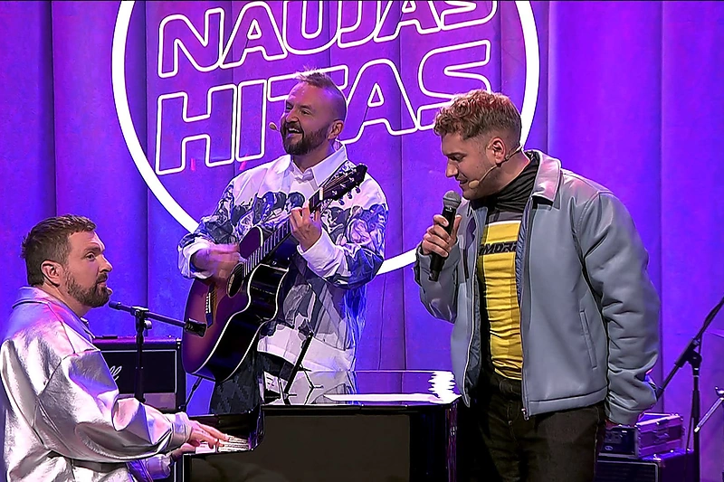 Laidos „LNK iššūkis. Naujas hitas“ akimirka / LNK nuotr.