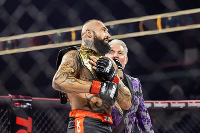 BRAVE CF 99 x UTMA 14 kovų turnyras / Patricija Adamovič / BNS nuotr.