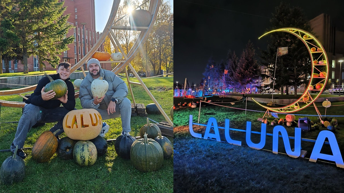 Klaipėdos „Moliūgų pievoje“ nutūpė Mėnulis – dovana „Lalunai“ / Asmeninio albumo nuotr.