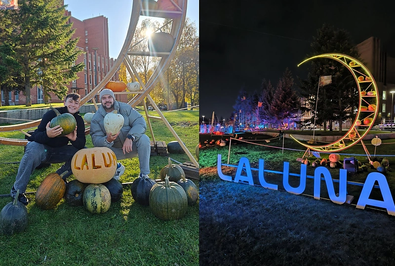 Klaipėdos „Moliūgų pievoje“ nutūpė Mėnulis – dovana „Lalunai“ / Asmeninio albumo nuotr.