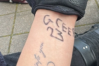 Dainiaus Frišmanto akimirka iš Lady Gagos koncerto Stokholme / Asmeninio albumo nuotr.