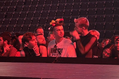 Dainius Frišmantas, akimirka iš Lady Gagos koncerto / Asmeninio albumo nuotr.