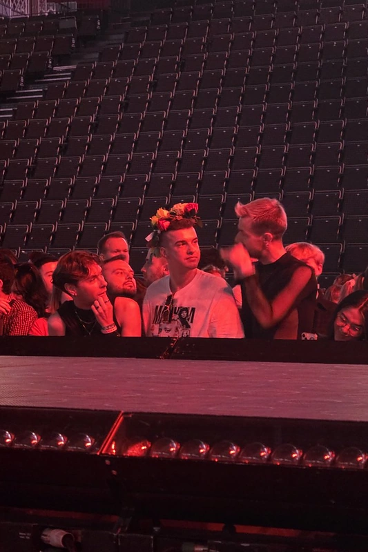 Dainius Frišmantas, akimirka iš Lady Gagos koncerto / Asmeninio albumo nuotr.