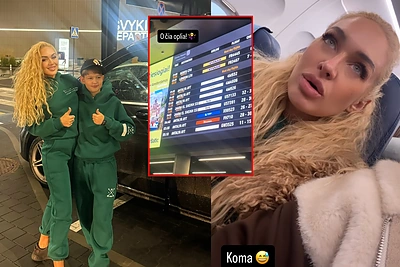 Kelionė į Turkiją apkarto – Oksana Pikul naktį praleido Vilniaus oro uoste: „Jau para be miego“