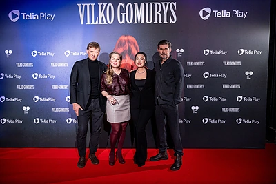 Emilio Vélyvio serialo „Vilko gomurys“ premjeros svečiai / Pauliaus Peleckio / BNS nuotr.