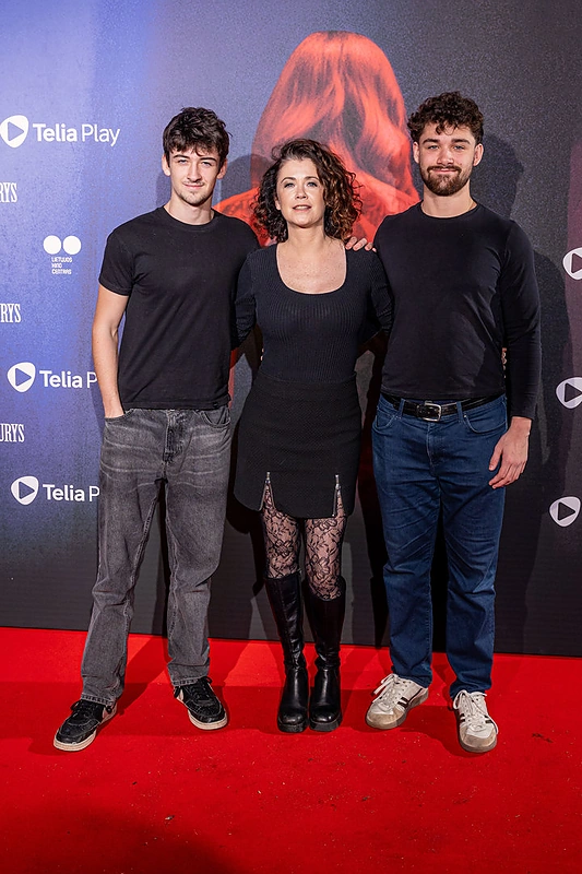 Emilio Vélyvio serialo „Vilko gomurys“ premjeros svečiai / Pauliaus Peleckio / BNS nuotr.