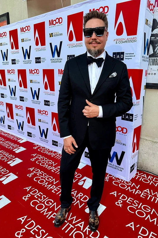 Kęstutis Lekeckas raudonojo kilimo apdovanojimuose Komo / Asmeninio archyvo nuotr.