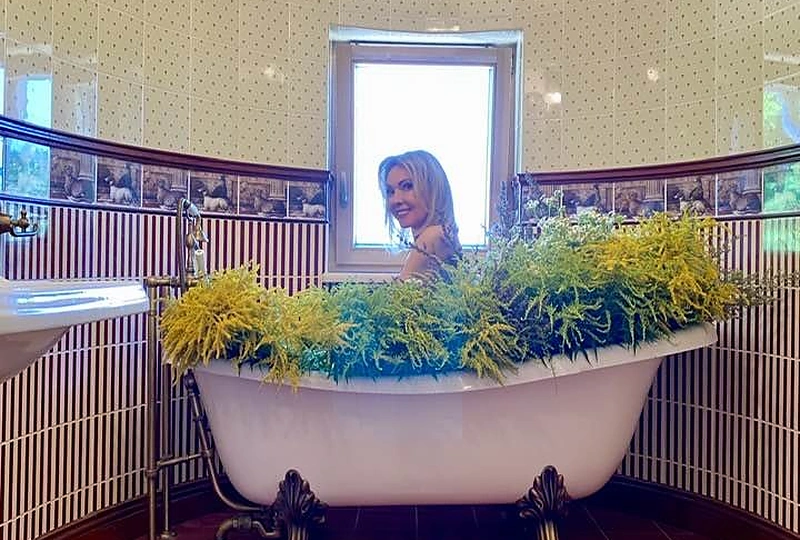 Žolynų jūra Audronės Bunikienės namuose / Asmeninio albumo nuotr.