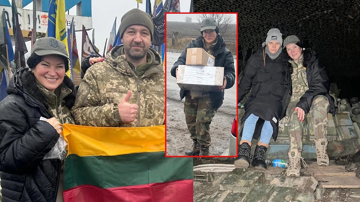 Marija Dubickienė Ukrainoje / Asmeninio archyvo nuotr.