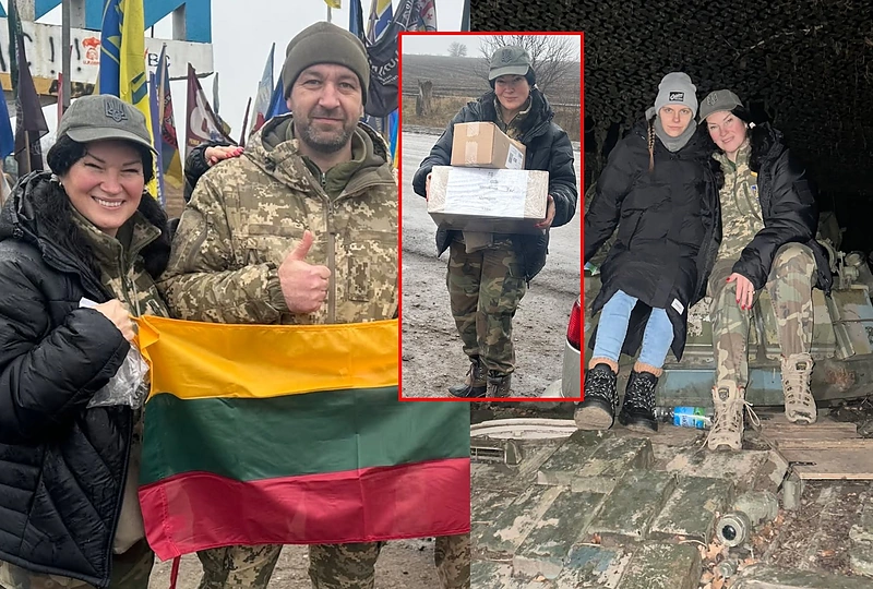 Marija Dubickienė Ukrainoje / Asmeninio archyvo nuotr.