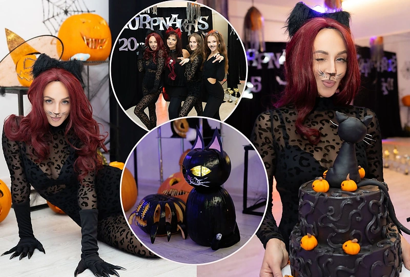 Eglė Straleckaitė atšventė Heloviną / Lino Tolkaus nuotr.