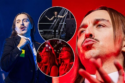 Skandalingasis „Eurovizijos“ chuliganas Tommy Cash sudrebino Vilnių: „Espresso Macchiato“ ir ženklas ant delno