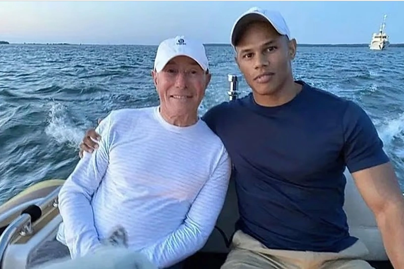 Donovan Michaels ir David Geffen / Soc. tinklų nuotr.