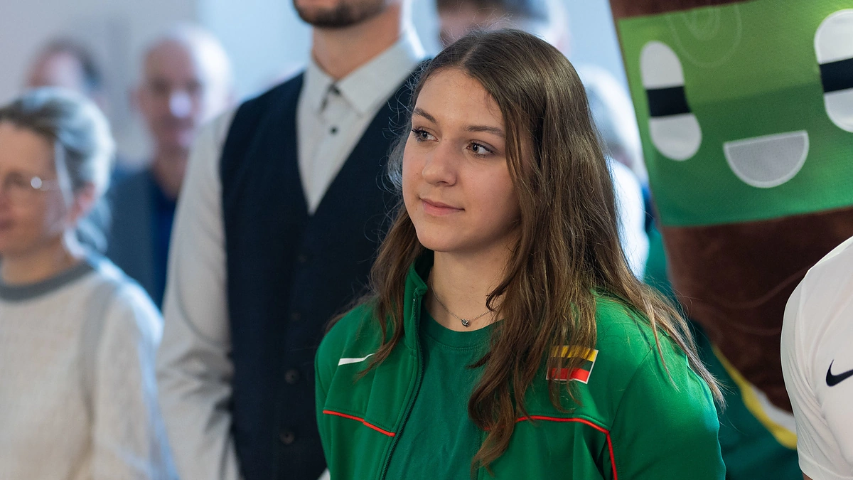LTOK paminėta 100 dienų iki 2026 m. Milano ir Kortinos žiemos olimpinių žaidynių / Roberto Riabovo / BNS nuotr.