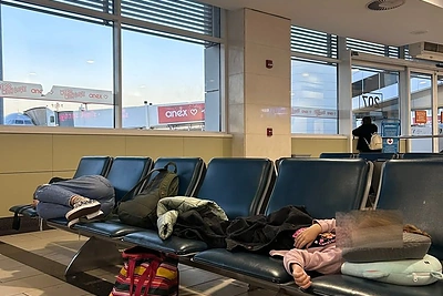 Lietuviai, užstrigę Antalijos oro uoste / Asmeninio archyvo nuotr.