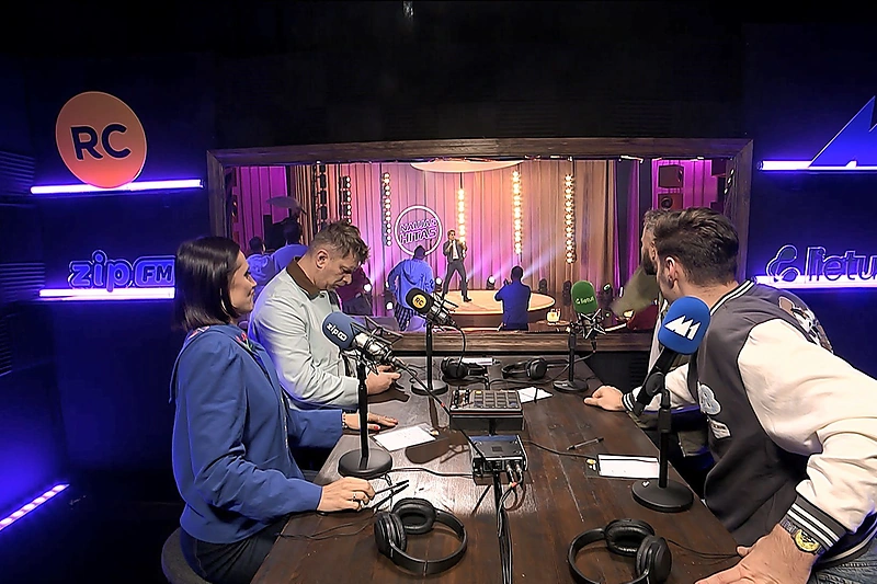 Filmavimo akimirka / LNK nuotr.